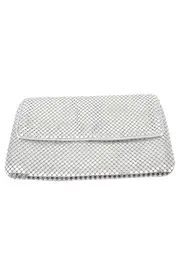 Vorschaubild 2 von Umhängetasche Damen Silber Elegant Glamourös 25x15cm