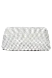 Vorschaubild 3 von Umhängetasche Damen Silber Elegant Glamourös 25x15cm