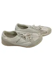 Vorschaubild 1 von Damen Sneaker Low Beige Canvas Wildleder Gr. 38 Schnürung