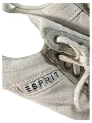 Vorschaubild 4 von Damen Sneaker Low Beige Canvas Wildleder Gr. 38 Schnürung