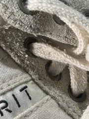 Vorschaubild 7 von Damen Sneaker Low Beige Canvas Wildleder Gr. 38 Schnürung