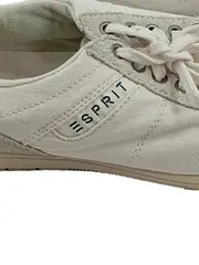 Vorschaubild 5 von Damen Sneaker Low Beige Canvas Wildleder Gr. 38 Schnürung