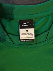 Vorschaubild 5 von Sport Shirt Herren Kurzarm Grün Gr. M Polyester Logo Print