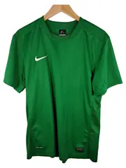 Vorschaubild 1 von Sport Shirt Herren Kurzarm Grün Gr. M Polyester Logo Print
