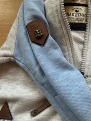 Vorschaubild 4 von Damen Kapuzenjacke Sweatjacke Gr. 34;XS Grau/Blau Casual