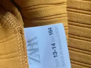 Vorschaubild 4 von Kinder Pullover Rollkragen Rippstrick Basic Gelb Gr. 164