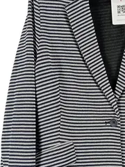 Vorschaubild 2 von Damen Business Blazer gestreift Gr. 42 Blau