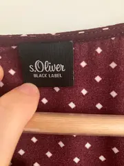 Vorschaubild 6 von Damen Bluse Rot Punkte Gr. 34 Casual Rüschen