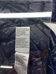 Vorschaubild 4 von Damen Steppjacke Gr. 32/XS Blau Casual Reißverschluss