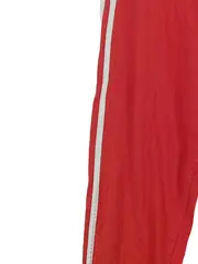 Vorschaubild 3 von Damen Leggings Rot Gr. 40-42 Sportlich Baumwolle 3-Streifen Logo