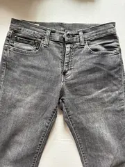 Vorschaubild 2 von Herren Jeans Straight Leg Grau Größe 30