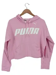 Vorschaubild 1 von Damen Kapuzenpullover Hoodie Pink Gr. 36/S Sportlich Logo-Print