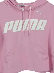 Vorschaubild 3 von Damen Kapuzenpullover Hoodie Pink Gr. 36/S Sportlich Logo-Print