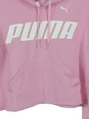 Vorschaubild 2 von Damen Kapuzenpullover Hoodie Pink Gr. 36/S Sportlich Logo-Print