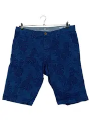 Vorschaubild 2 von Josh Shorts Herren Gr. 34 Blau Blätter Tropical Bermuda