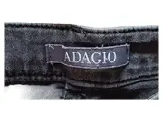 Vorschaubild 4 von Damen Jeans Straight Leg Gr. 44 Grau Paisley Muster Stretch