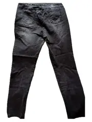 Vorschaubild 5 von Damen Jeans Straight Leg Gr. 44 Grau Paisley Muster Stretch