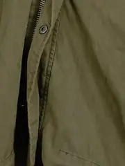 Vorschaubild 4 von Denim Herren Parka Jacke Gr. S Oliv Fellkapuze Winterjacke