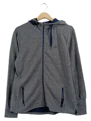 Vorschaubild 1 von Damen Sweatjacke Kapuzenjacke Grau Meliert Gr. 42 XL Sport