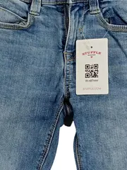 Vorschaubild 4 von Jeans Shorts Kinder Gr. 128 Blau Denim Bermuda