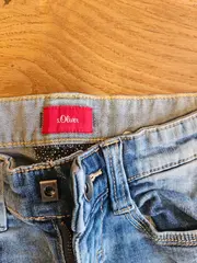 Vorschaubild 2 von Jeans Shorts Kinder Gr. 128 Blau Denim Bermuda