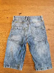 Vorschaubild 6 von Jeans Shorts Kinder Gr. 128 Blau Denim Bermuda