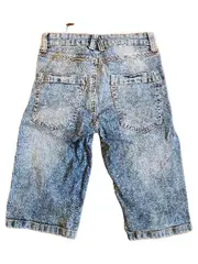 Vorschaubild 3 von Jeans Shorts Kinder Gr. 128 Blau Denim Bermuda