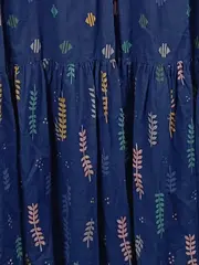 Vorschaubild 4 von Tunikakleid Damen Blau 34/XS Baumwolle Boho Freizeitkleid