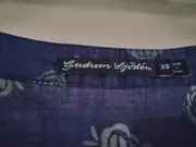 Vorschaubild 5 von Tunikakleid Damen Blau 34/XS Baumwolle Boho Freizeitkleid