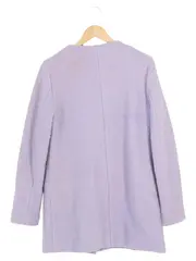 Vorschaubild 2 von Damen Leichte Jacke Mantel Lila Gr. 40/L Elegant Klassisch Frühjahr