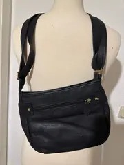 Vorschaubild 4 von Damen Umhängetasche Schwarz Casual Reißverschluss Schultertasche