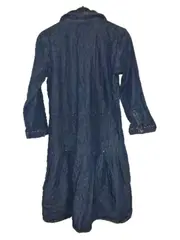 Vorschaubild 5 von Jeanskleid Hemdblusenkleid Damen Gr. S Blau Denim Casual