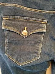 Vorschaubild 3 von Damen Slim Fit Jeans W28 Gr. 36 S Blau Stretch Skinny