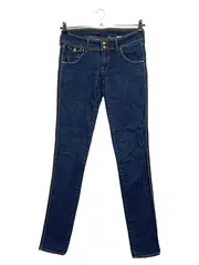 Vorschaubild 1 von Damen Slim Fit Jeans W28 Gr. 36 S Blau Stretch Skinny