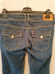 Vorschaubild 2 von Damen Slim Fit Jeans W28 Gr. 36 S Blau Stretch Skinny