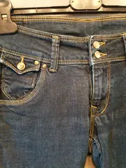 Vorschaubild 4 von Damen Slim Fit Jeans W28 Gr. 36 S Blau Stretch Skinny