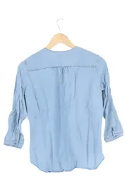 Vorschaubild 2 von MARC O POLO Damen Bluse Gr. 32/XXS Blau Casual Rüschen Viskose