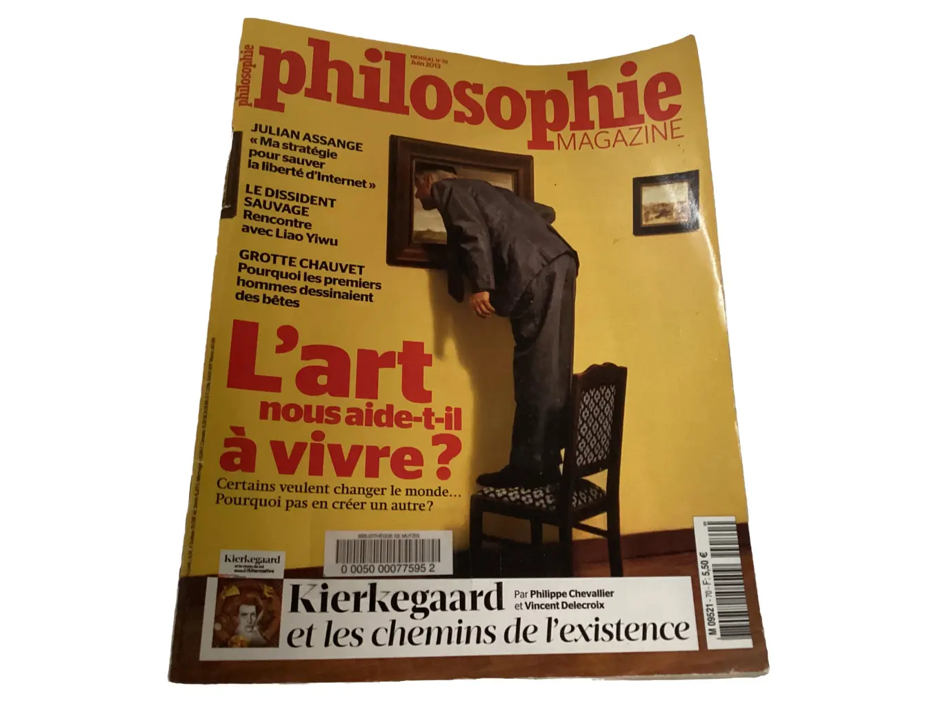 PHILOSOPHIE MAGAZINE N°70 Juni 2013 Kunst Leben Kierkegaard Chauvet