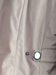 Vorschaubild 3 von Damen Übergangsmantel Beige Gr. 36/S Casual Kapuze Polyester