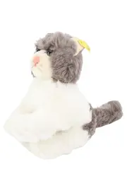 Vorschaubild 1 von Baby Kuscheltier Katze Plüschtier Grau Weiß 18cm