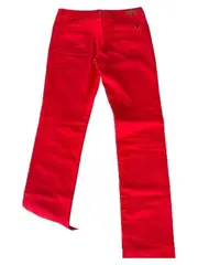 Vorschaubild 2 von Jeans Straight Leg Herren W28/L32 Rot Rome Baumwolle