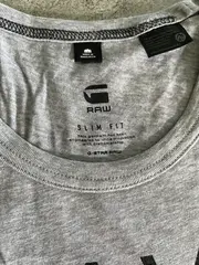 Vorschaubild 5 von Damen T-Shirt Gr. XS Grau Logo Print Baumwolle