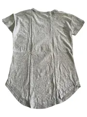 Vorschaubild 2 von Damen T-Shirt Gr. XS Grau Logo Print Baumwolle