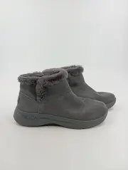 Vorschaubild 2 von Damen Stiefelette Go Walk Arch Fit Gr. 39 Grau Fell gefüttert