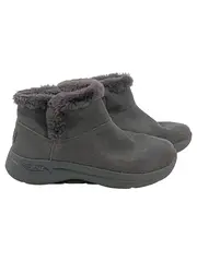 Vorschaubild 1 von Damen Stiefelette Go Walk Arch Fit Gr. 39 Grau Fell gefüttert