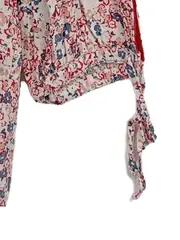 Vorschaubild 5 von Bluse Damen Blumenmuster Viskose Gr. 46 3XL Mehrfarbig Sommer Freizeit