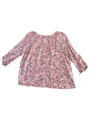 Vorschaubild 6 von Bluse Damen Blumenmuster Viskose Gr. 46 3XL Mehrfarbig Sommer Freizeit