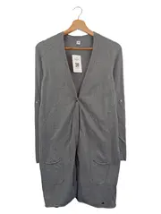 Vorschaubild 1 von Damen Strickjacke Gr. 40/L Grau Casual Klassisch