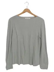 Vorschaubild 1 von Damen Pullover Gr. L Grau Baumwolle Strick Casual