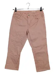 Vorschaubild 1 von Damen Capri Hose Rosa Gr. 38 Baumwolle Casual Stretch
